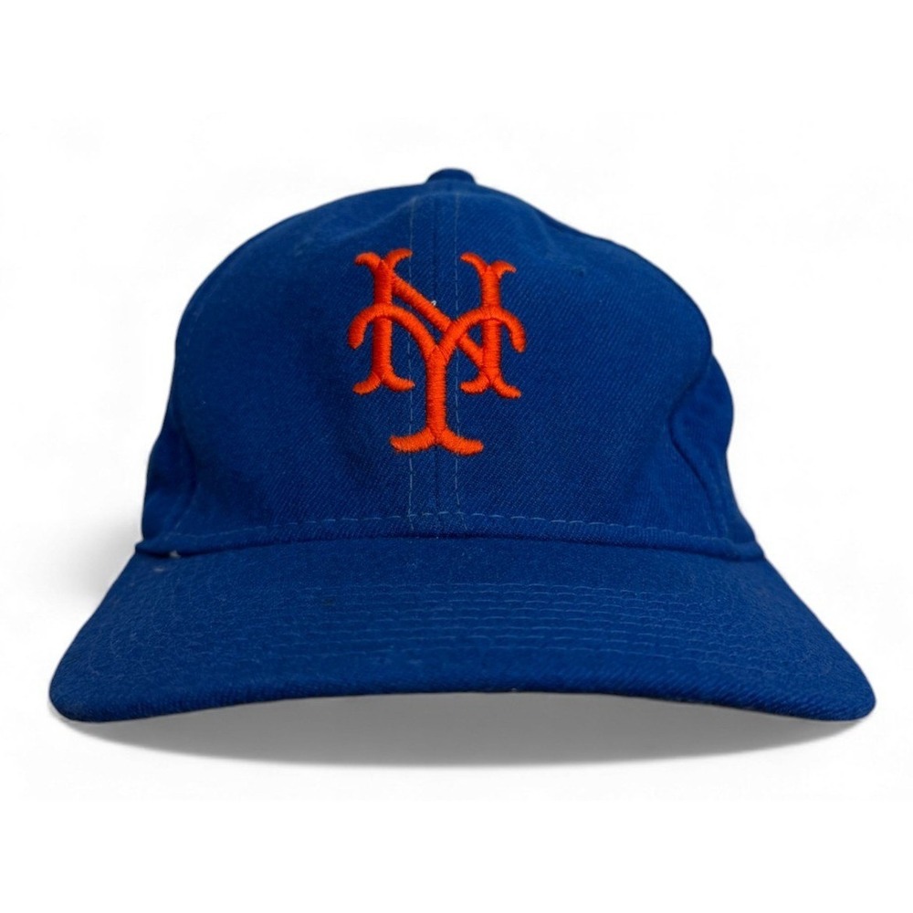 Vintage‎ Sports Specialties New York Mets Baseball Hat Mens 7 1/8 Blue Wool 90s